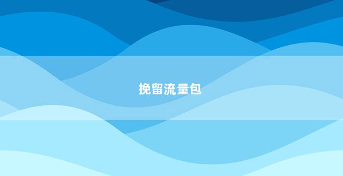 挽留流量包