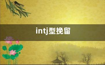 intj型挽留